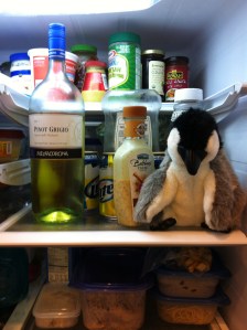 (Yes, that's my trusty Pinot Grigio to the left.)